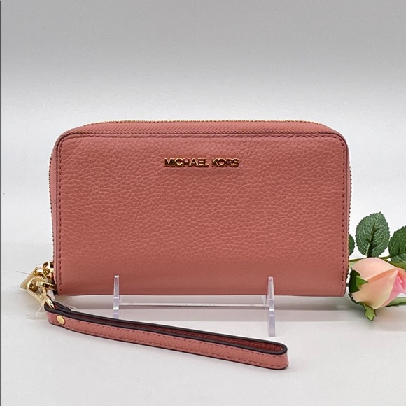 Michael Kors Phone Case Wallet Sunset Rose - Picture 2 of 9